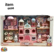 خرید اسباب‌بازی خانه قلعه‌ای خرگوش سیلوانیان وسایل شهربازی رنگارنگ آیتم Sylvanian Families 6698