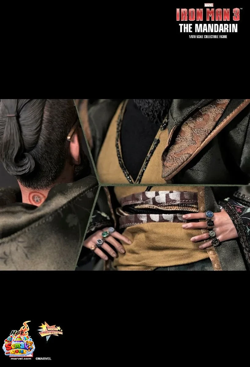 خرید اکشن فیگور کلکسیونی ماندارین شاهکار آیرونمن 3 مقیاس 1/6 برند هات تویز HOT TOYS | فیگور کلکسیونی اورجینال